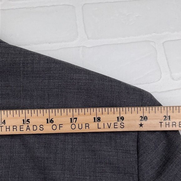 Jos A Bank Suit Men 44R 38Wx28.5L Classic Career Neutralcore Cuffs‎ Wool - Picture 10 of 16